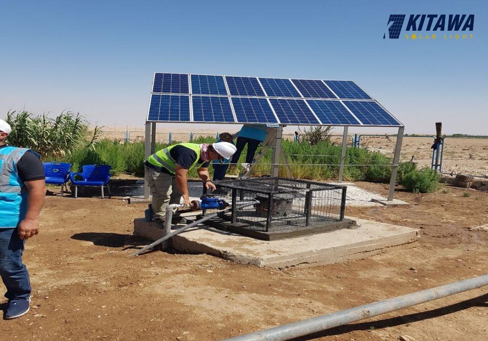 Kitawa lắp đặt máy bơm năng lượng mặt trời