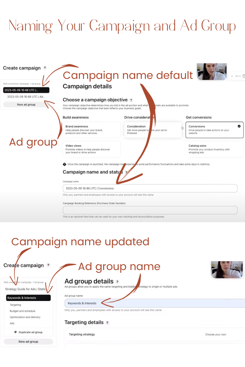 campaign strategy pinterest ads for digital products