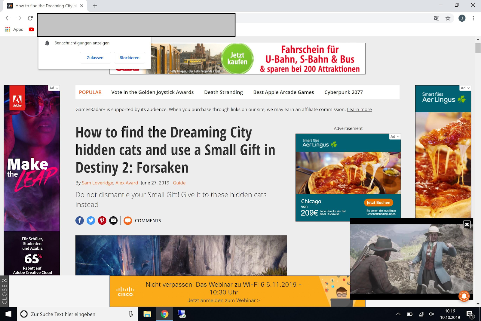 website without ad-block