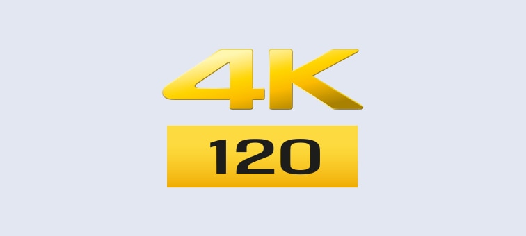 Logo of 4K/120fps