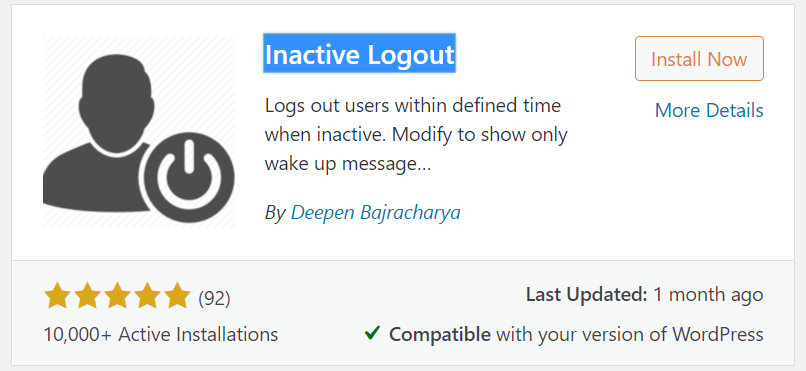 Automatically Log out Idle Users in WordPress with Inactive Logout