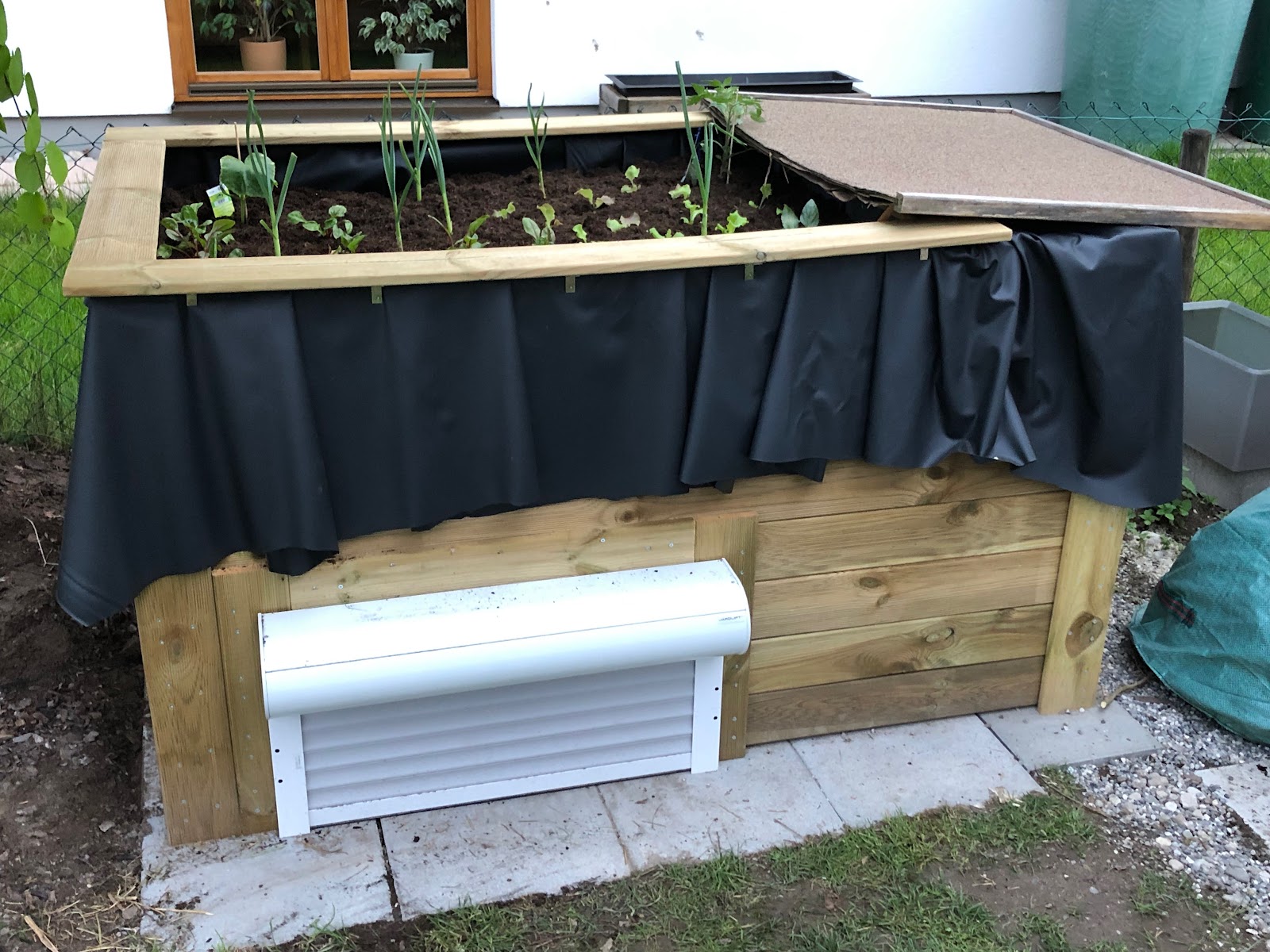 Raised bed including garage for robomower and irrigation control - Ideas &  Suggestions - Homey Community Forum