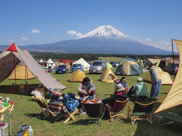 キャンプチェアの様子