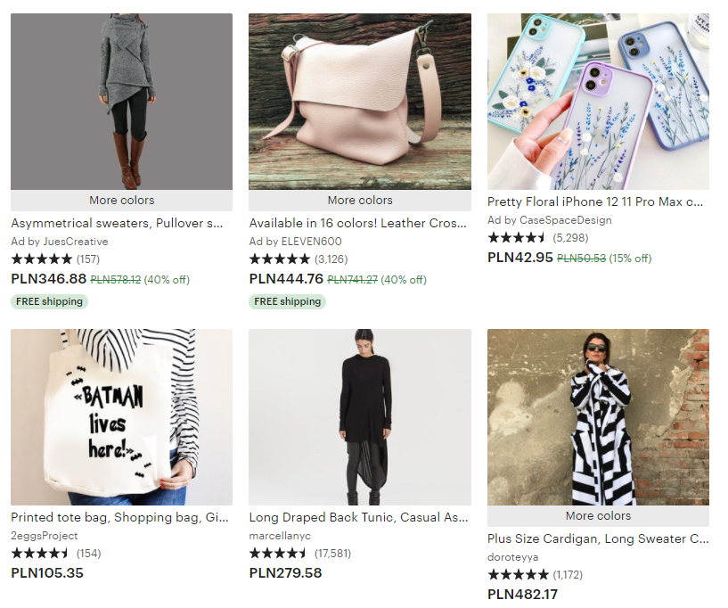 Most popular clothing & accessories keywords on Etsy - Fashion listing results from Etsy.
