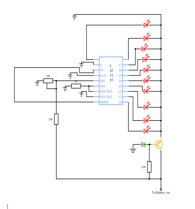 LM3195 is a 1O Step regulating circuit
