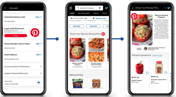 Pinterest Makes Recipe Pins Shoppable