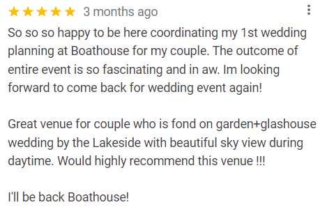 boathouse ampang Boathouse Ampang - Glasshouse Event Space in KL - Ask Venue | Malaysia Venue Specialist