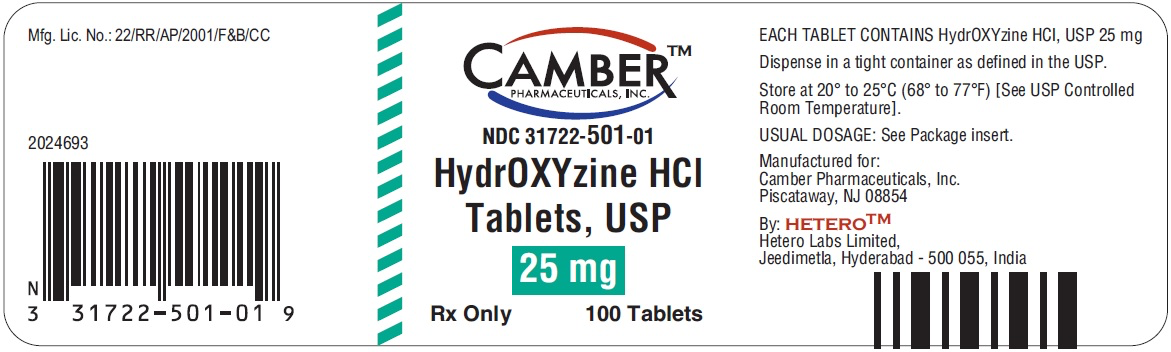 hydroxyzine label