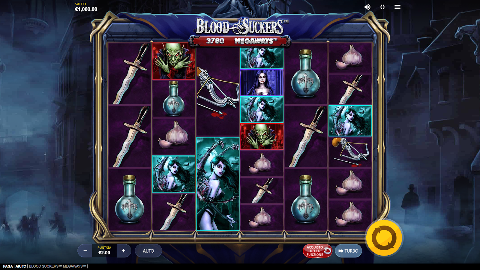 Blood Sakers Megaways slot machine