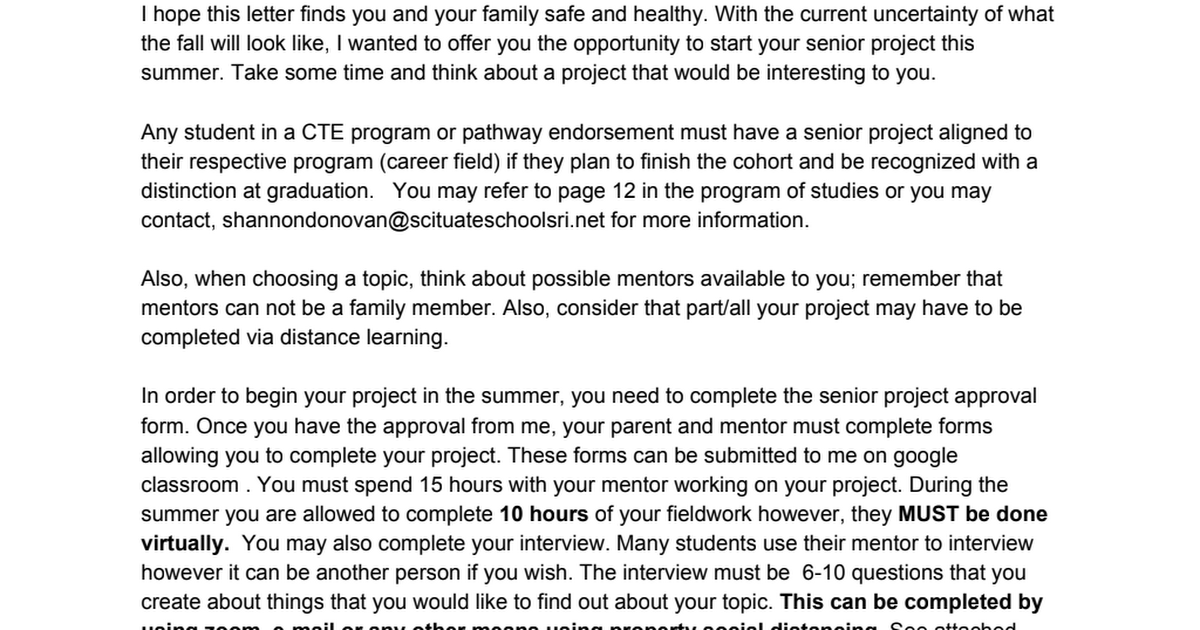 Class of 2021 Senior Project Letter June 2020.pdf