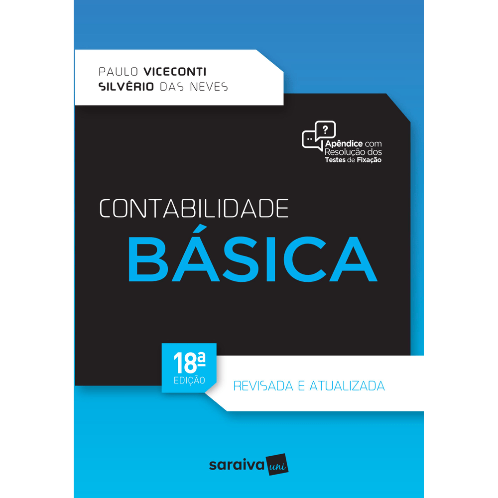 Livros de contabilidade: capa de livro