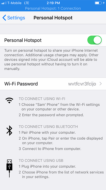 What is iPhone Tethering?