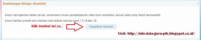 Tampilkan Rombel