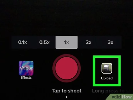 Upload tiktok videos