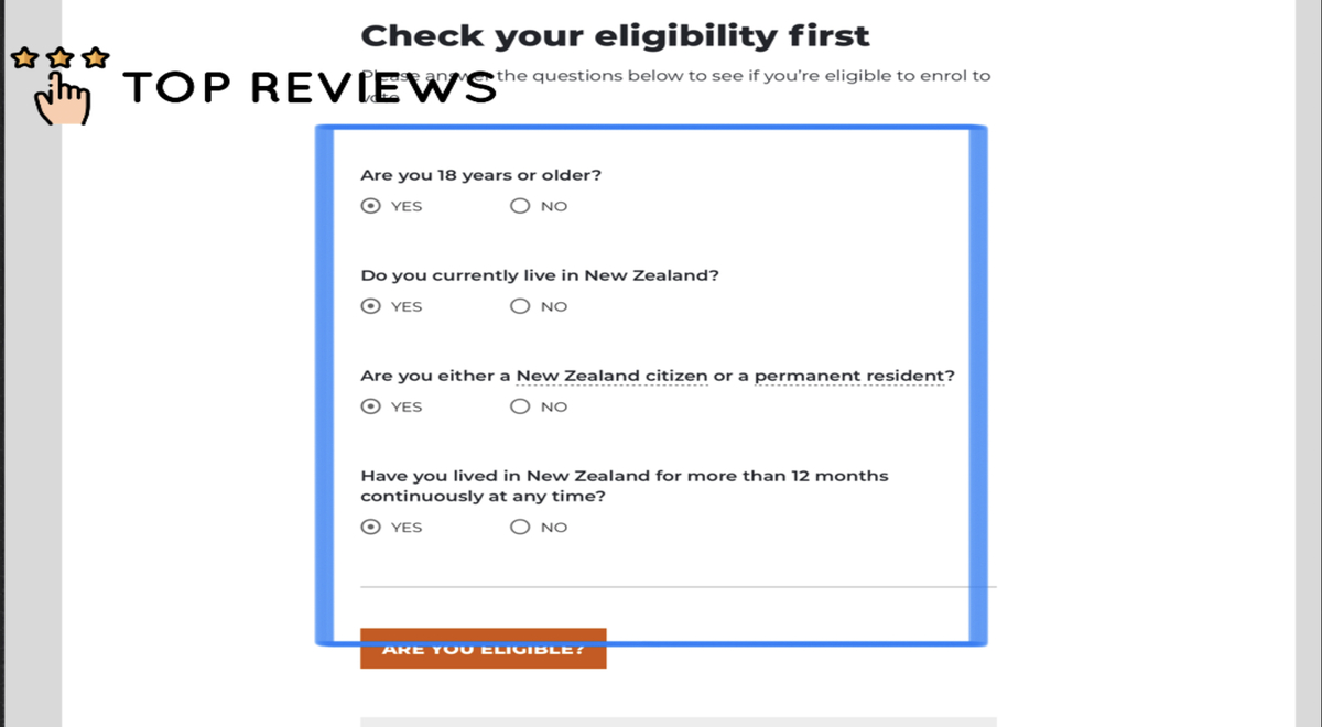 confirm your eligibility