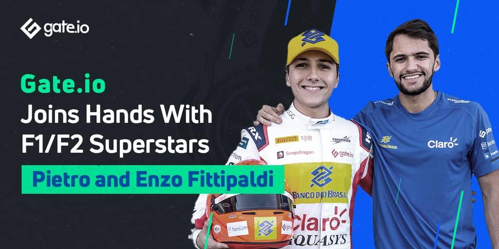 Gate.io Berpegangan Tangan Dengan Superstar F1/F2 – Pietro dan Enzo Fittipaldi