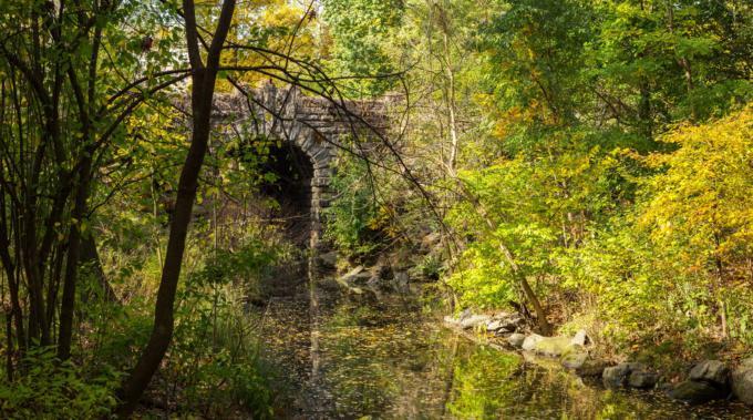 Glen Span Arch carries the West Drive