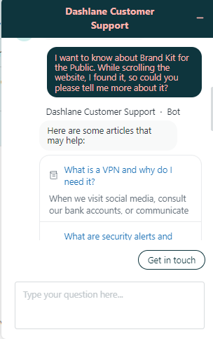 Dashlane Password Manager Customer Support