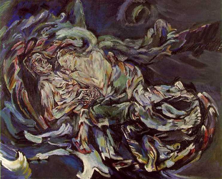 Oscar Kokoschka, “The Bride of the Wind” (1914) 