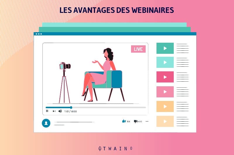 L avantage avec un webinaire