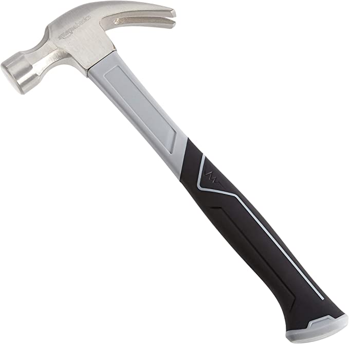 Amazon Basics Fiberglass Handle Claw Hammer - 20 oz.