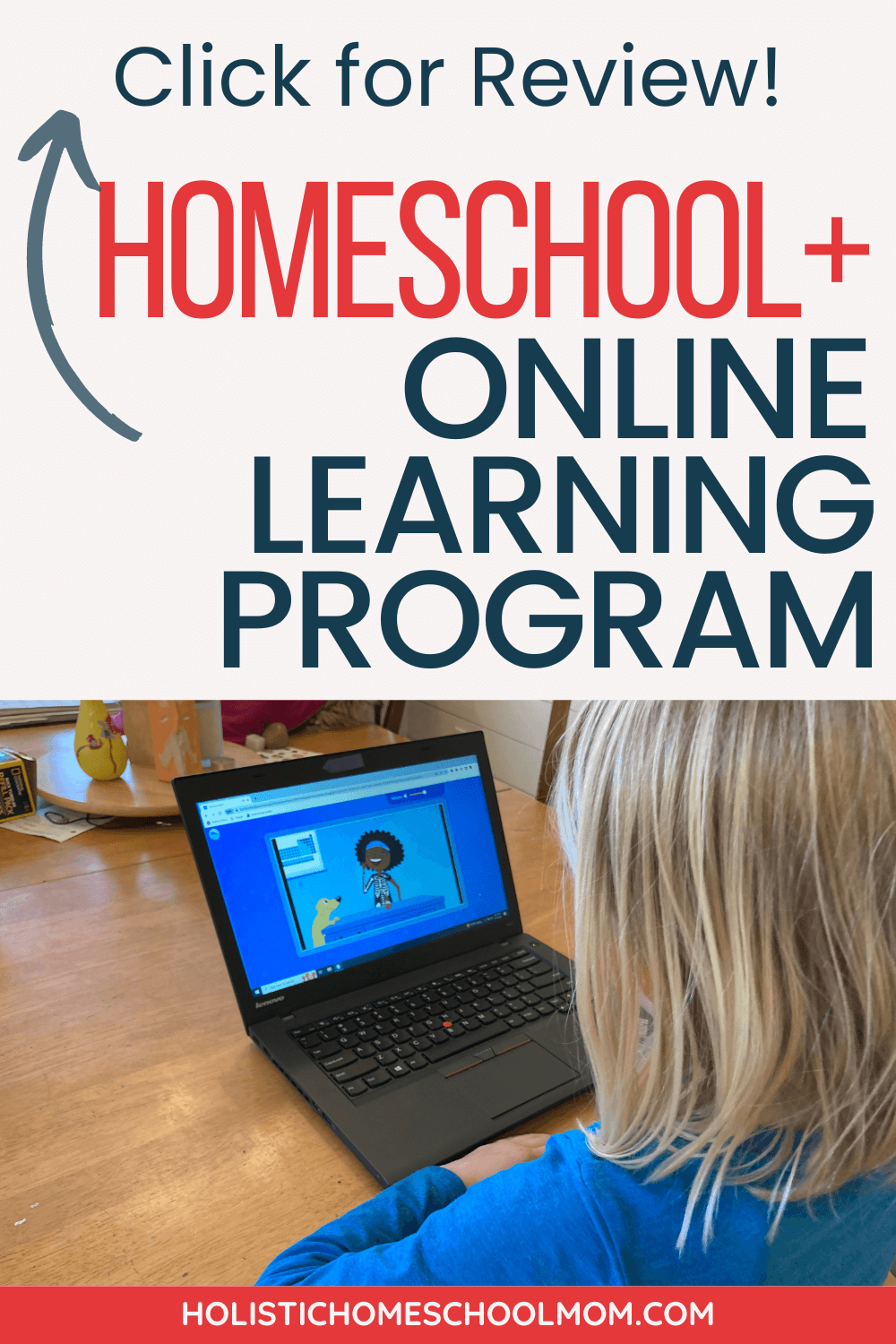 Homeschool+ Online Learning Program Pinterest Pin