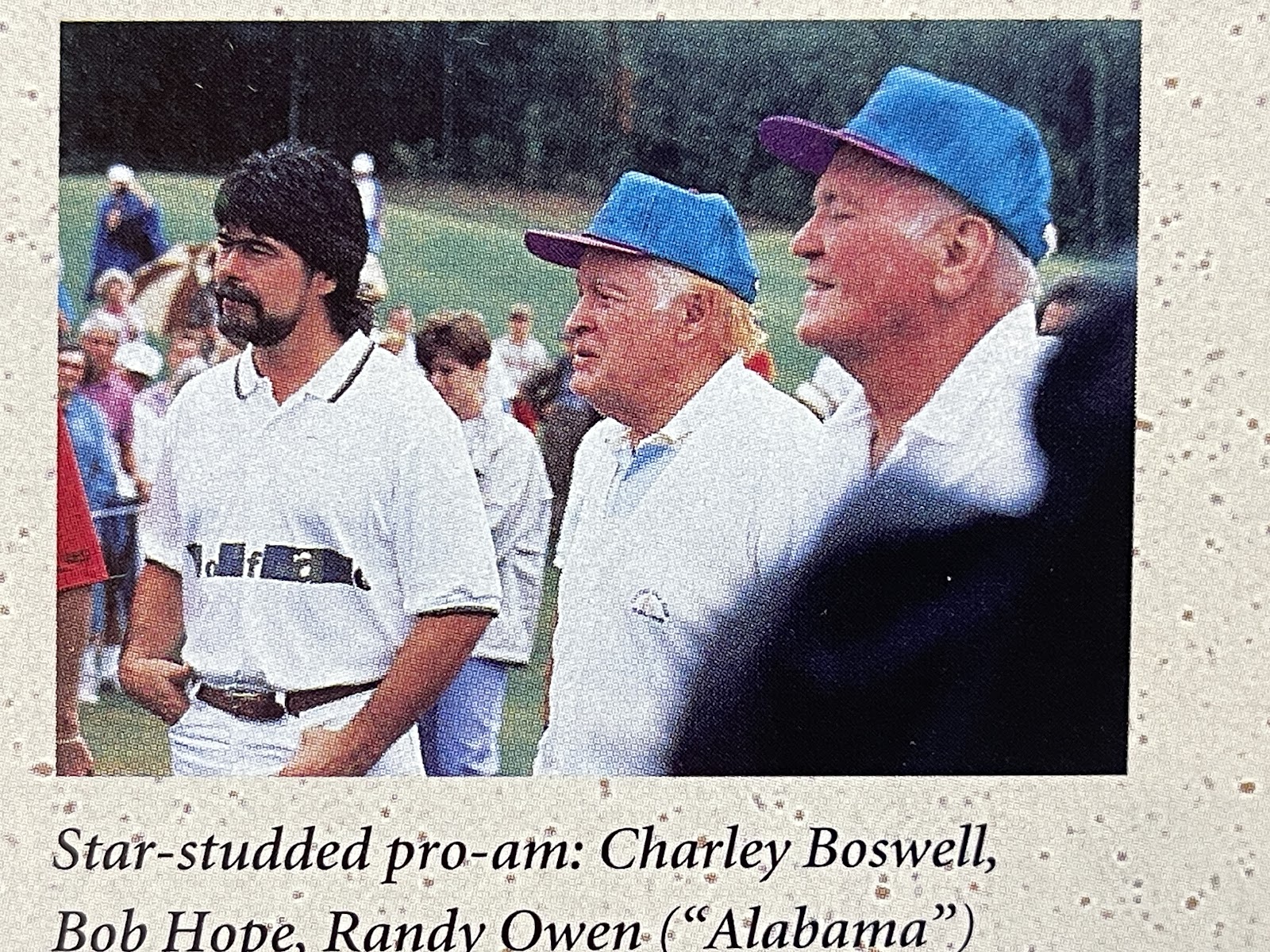 Charley Boswell, Bob Hope, Randy Owen at Regions Tradition