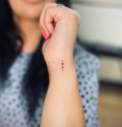 Dots Tiny Tattoos Women Minimalist