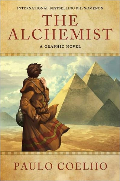 The Alchemist graphic novel book cover by Paulo Coelho