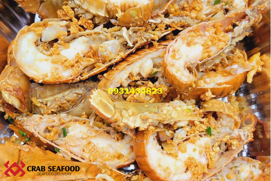 3 công thức chế biến tôm mũ ni nướng - ăn là nghiện - Crab Seafood