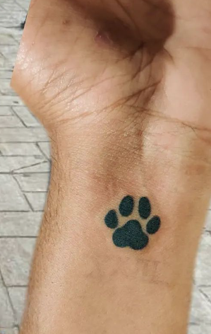 Paw Wrist Tattoo Men Women