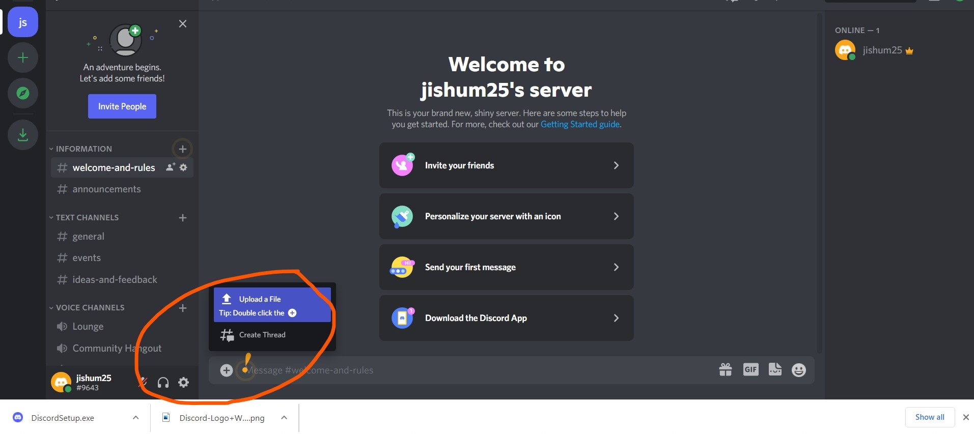Launch Discord on your pc