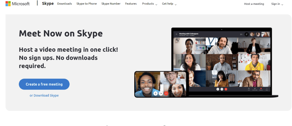 Skype instant messaging and video conferencing tool