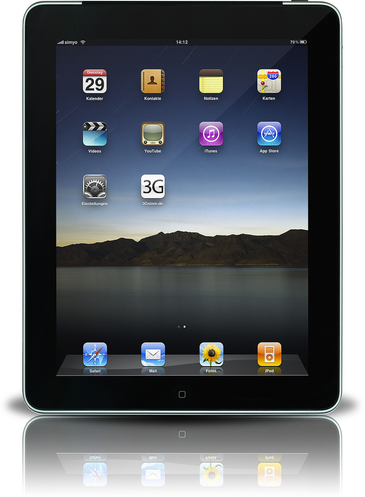 Apple iPad 3G Frontansicht,