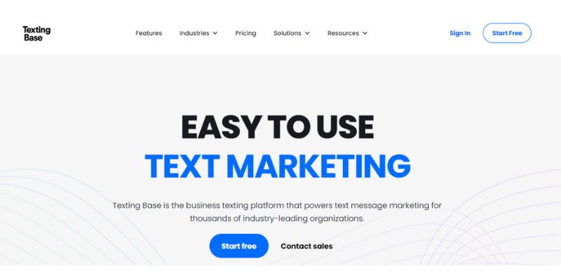 Texting Base texting platform
