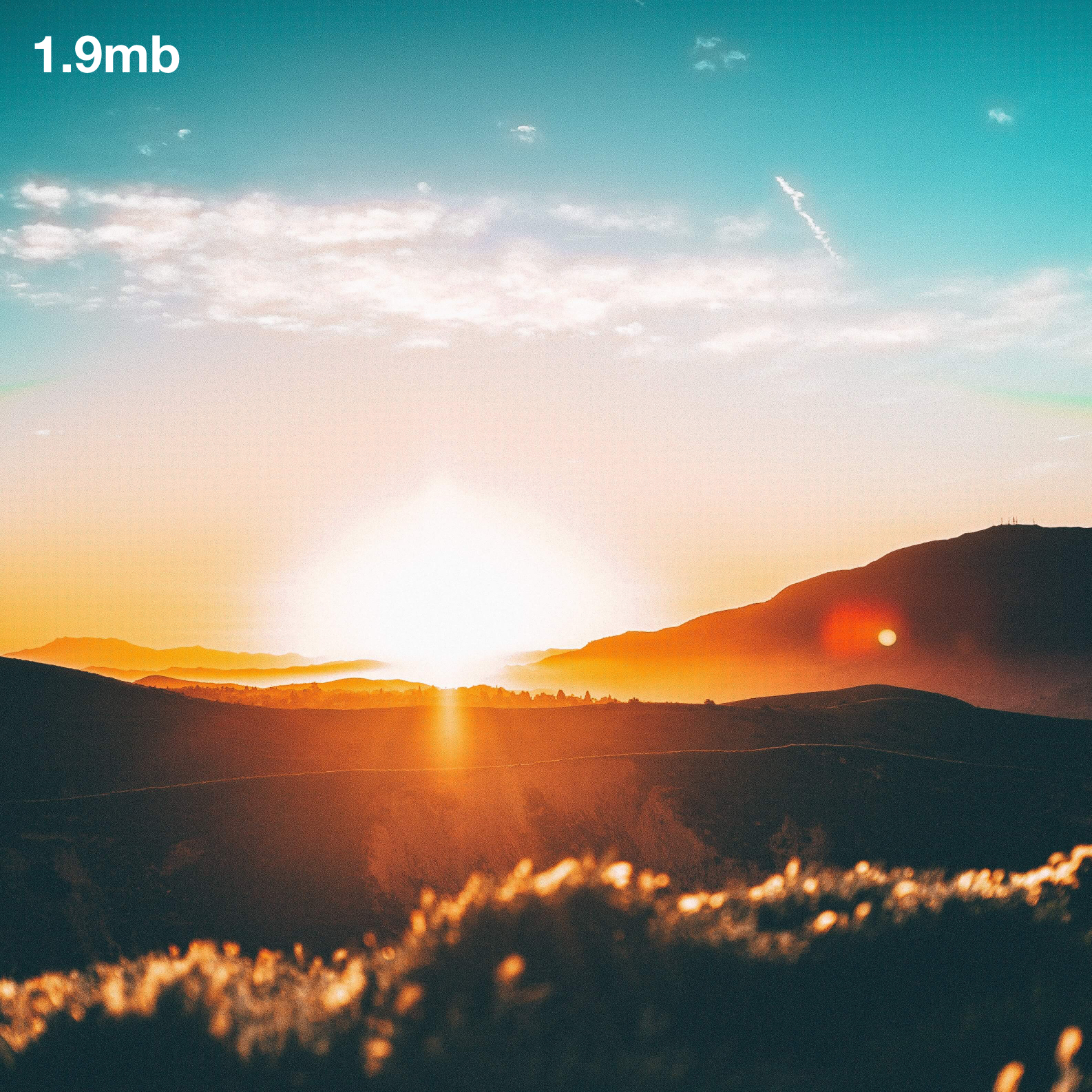 Sunset Image Example at 3.8mb