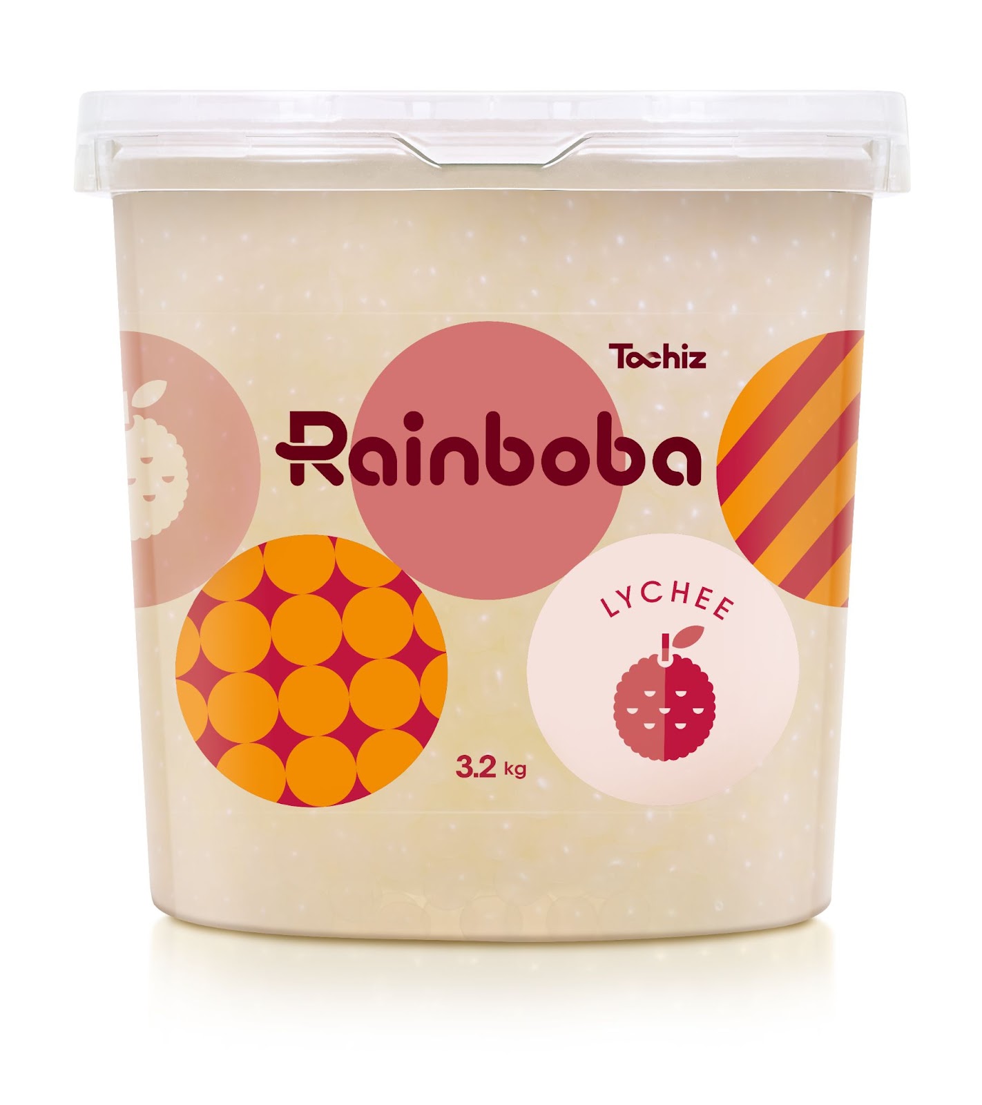 Tachiz popping pearls - Lychee flavor business size