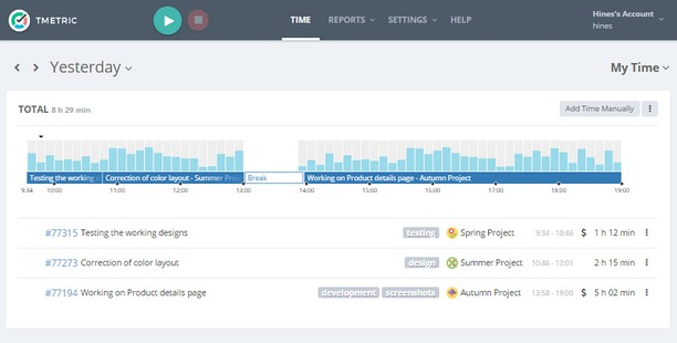 Team time management software 1