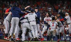Atlanta Braves ground Houston Astros to seal first World Series title in 26  years | World Series | The Guardian