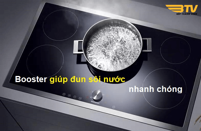 chức năng booster bếp điện từ
