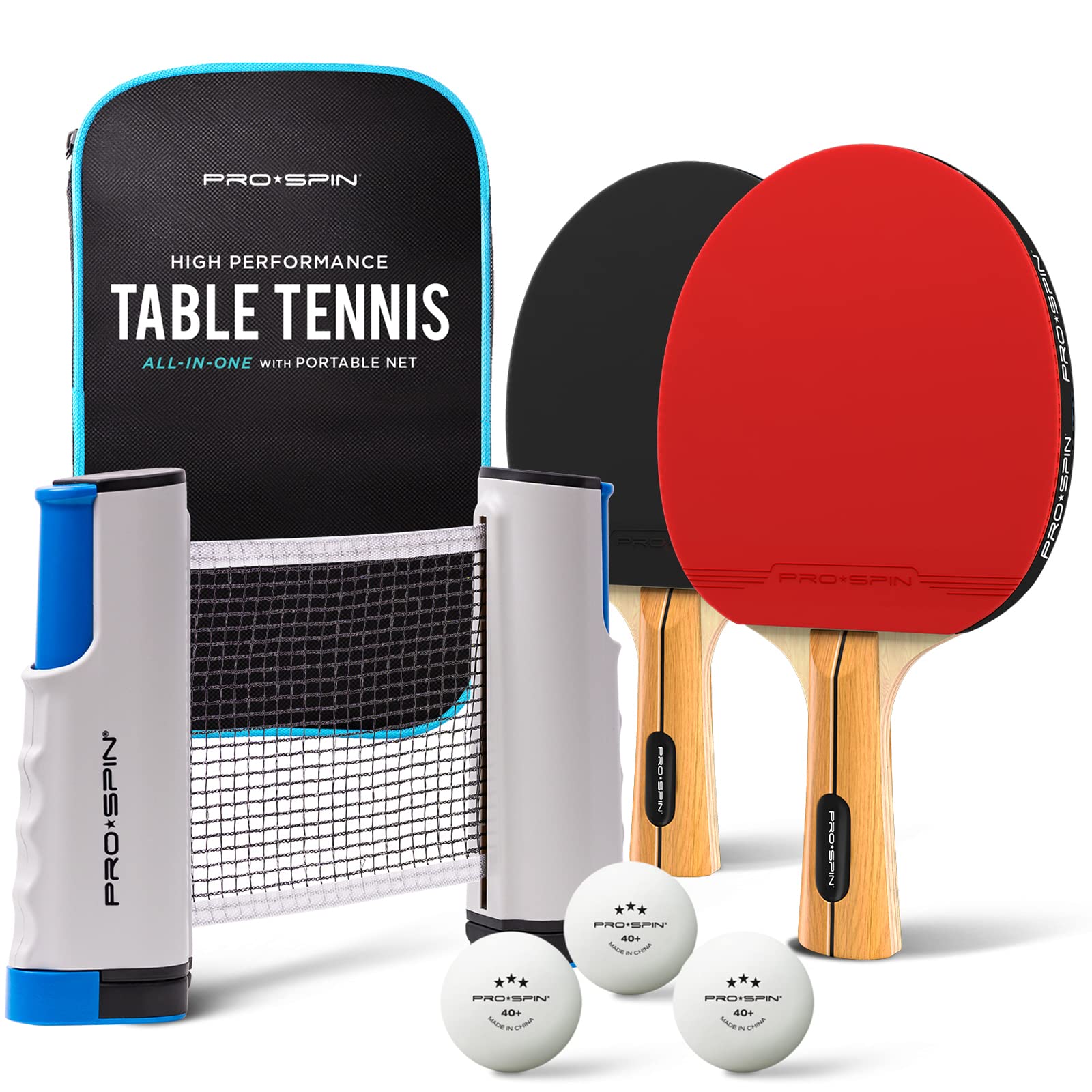 PRO-SPIN All-in-One Portable Ping Pong Set