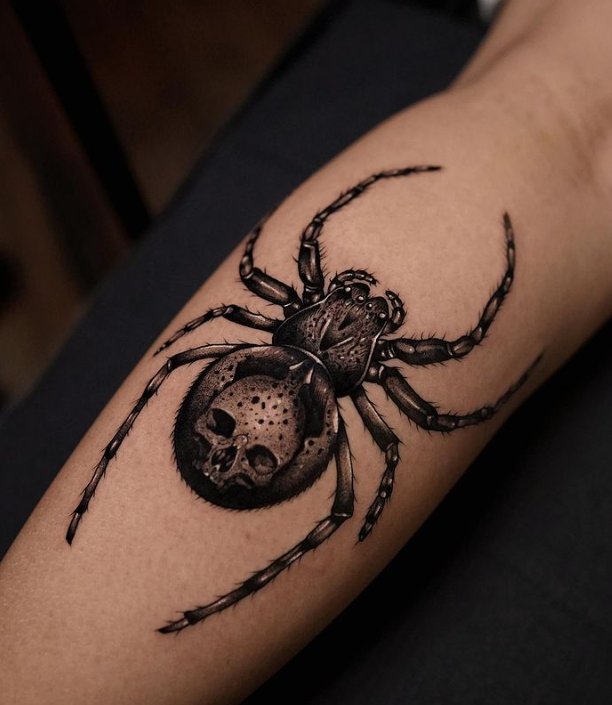 Horror Spider Tattoo