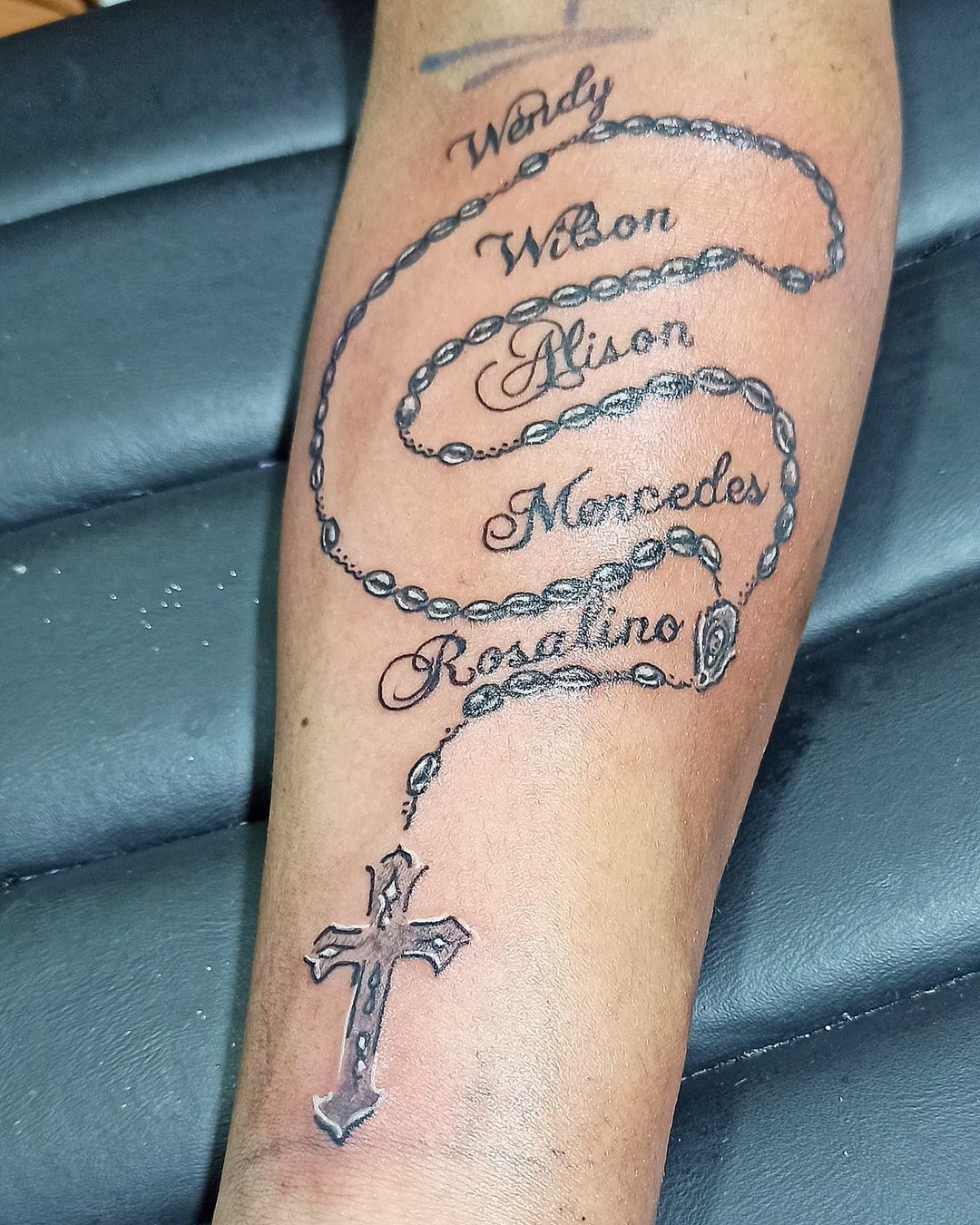 rosary tattoo 