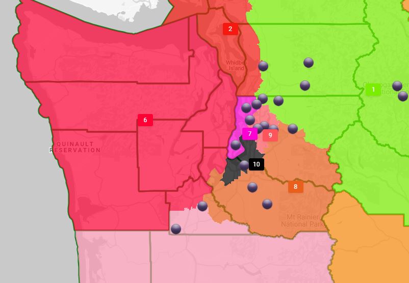 Key Proposals From The Congressional District Maps Washington State Wire