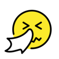 copy and paste sneezing emoji