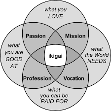 IKIGAI Model which is a Japanese method to find your interests