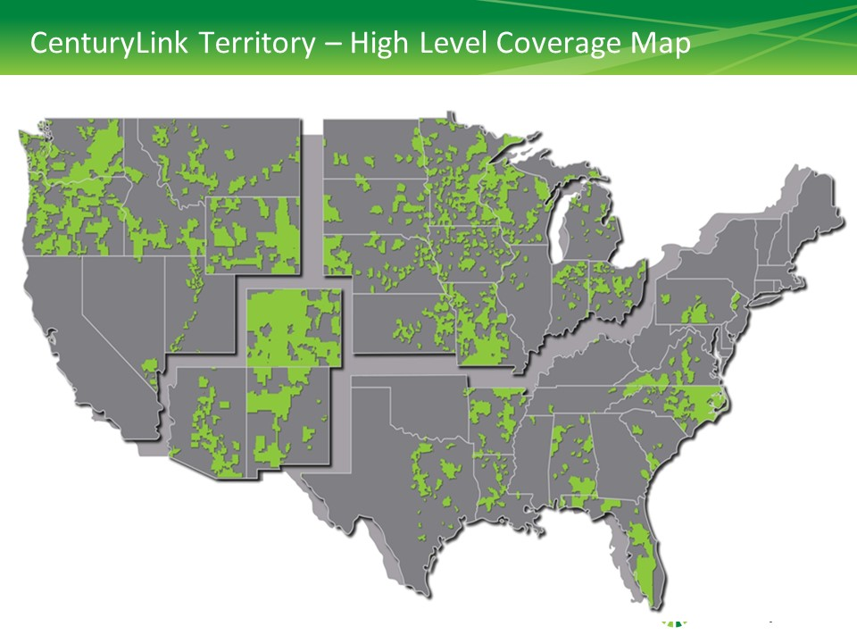 Finally, unlicensed use... source: CenturyLink. 