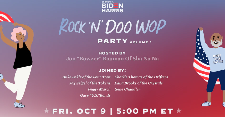 Rock 'n' Doo Wop Party Volume 1, Friday Oct. 9 at 5pm ET Rock 'n' Doo Wop Party Volume 1, Friday Oct. 9 at 5pm ET