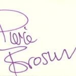 Pierce Brosnan's signature