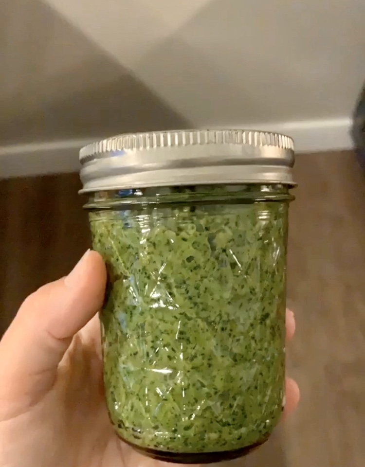 gluten-free spinach pesto